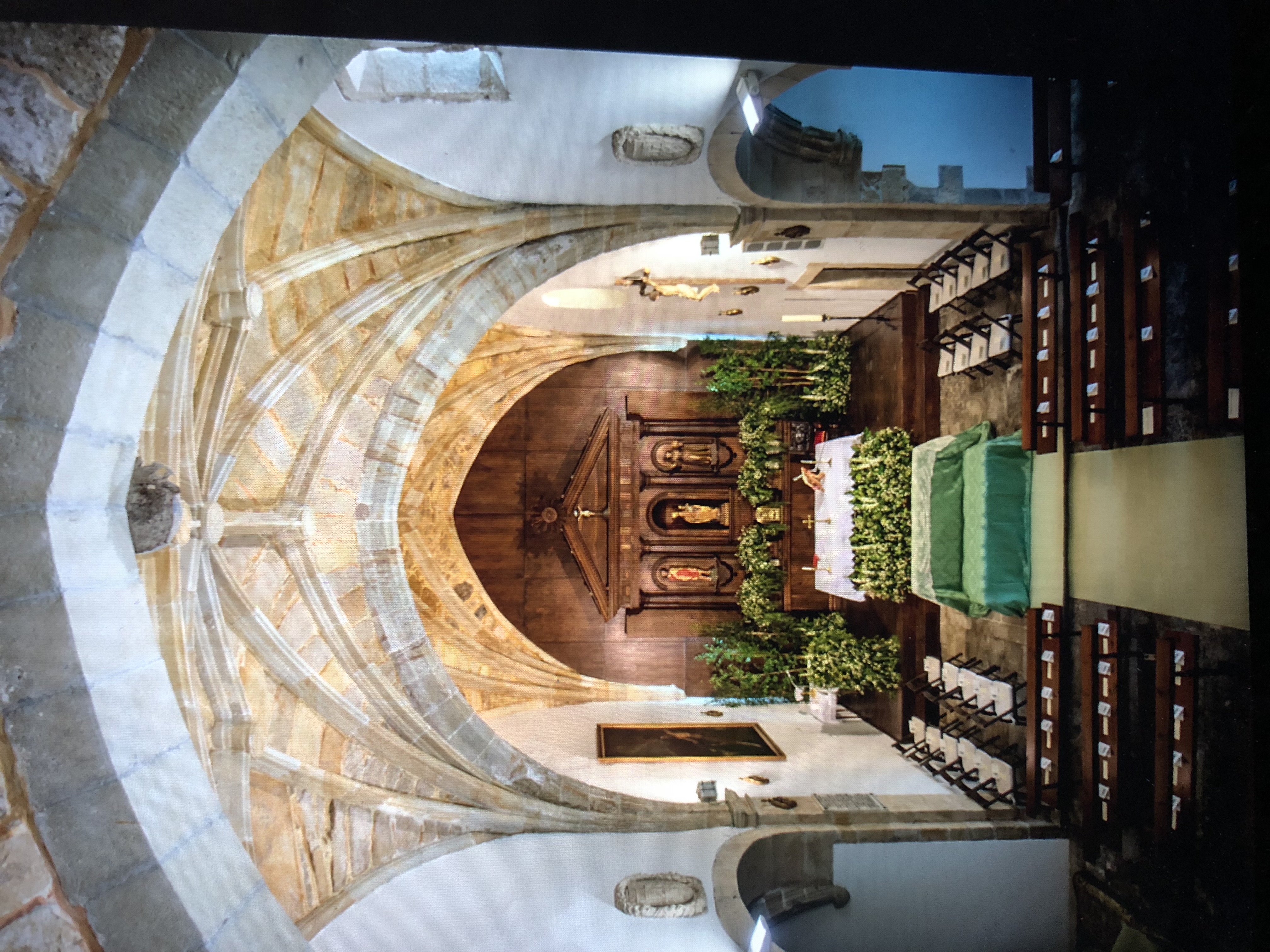 Interior real de la iglesia de San Juan